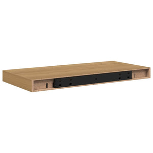Ράφι Τοίχου 2 pcs Καφέ 50 x 23 x 4 εκ. Επεξεργασμένο ξύλο - Pakobazaar