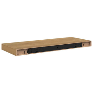 Ράφι Τοίχου 2 τμχ. Καφέ 60 x 23,5 x 3,8 cm Επεξεργασμένο Ξύλο