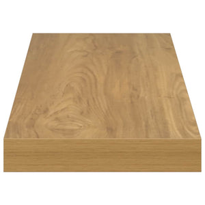 Ράφι Τοίχου 2 τμχ. Καφέ 60 x 23,5 x 3,8 cm Επεξεργασμένο Ξύλο