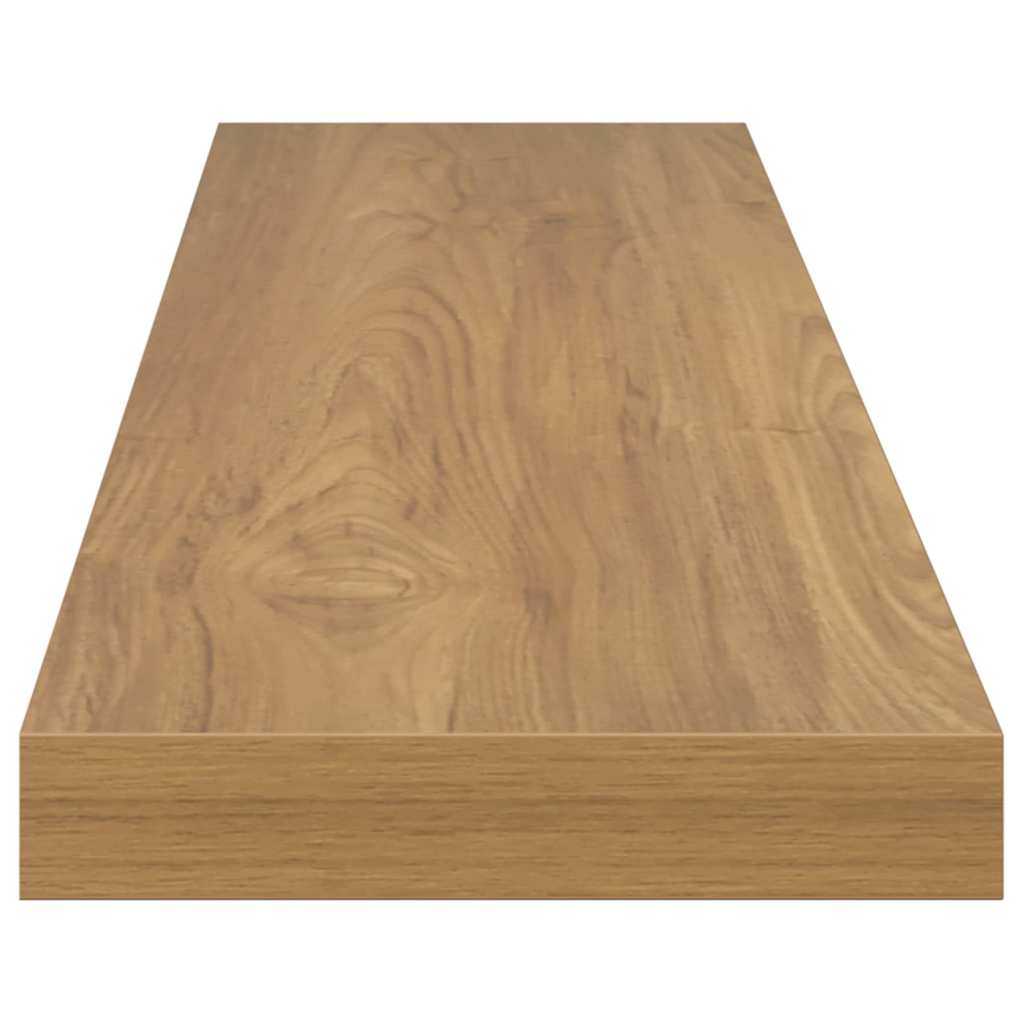 Ράφι Τοίχου 4 pcs Καφέ 120 x 23,5 x 4 εκ Επεξεργασμένο ξύλο
