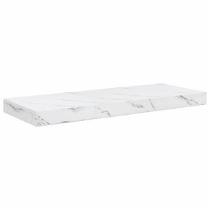 Ράφι Τοίχου Επιτοίχιο 2 pcs Λευκό Μάρμαρο 60 x 23,5 x 4 εκ - Pakobazaar
