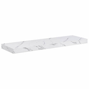 Ράφι Τοίχου Επιτοίχιο 2 pcs Λευκό Μάρμαρο 90 x 23,5 x 4 εκ - Pakobazaar