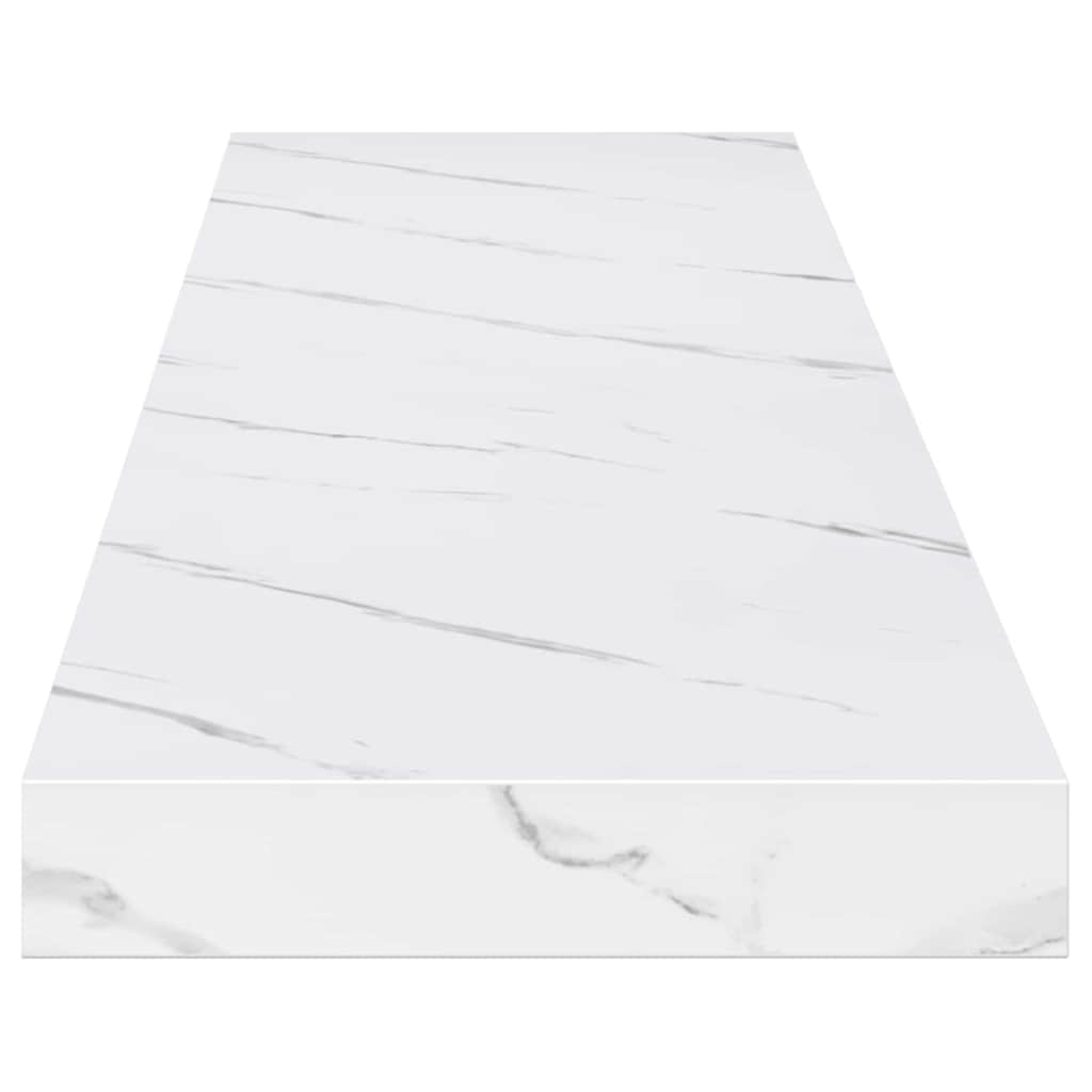 Ράφι Τοίχου Επιτοίχιο Λευκό Μάρμαρο 120 x 23,5 x 3,8 cm