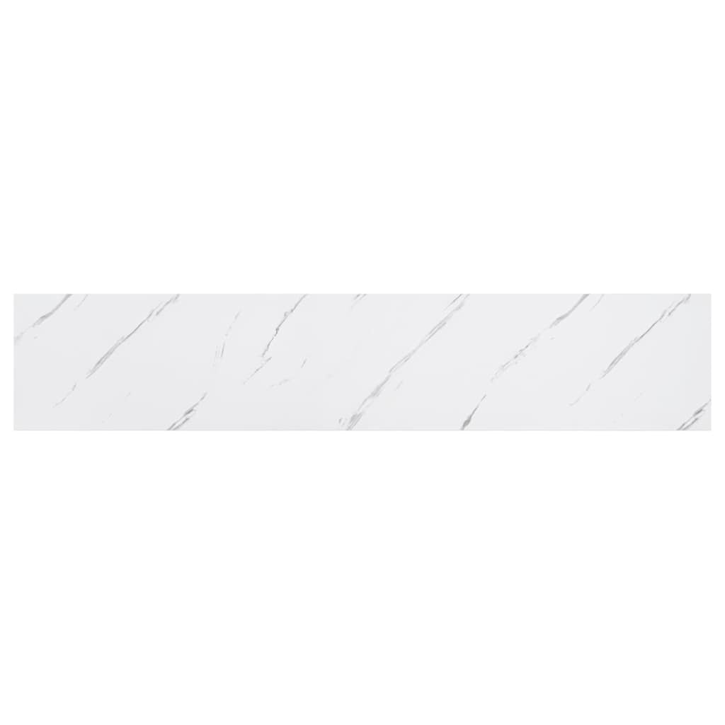 Ράφι Τοίχου Επιτοίχιο Λευκό Μάρμαρο 120 x 23,5 x 3,8 cm
