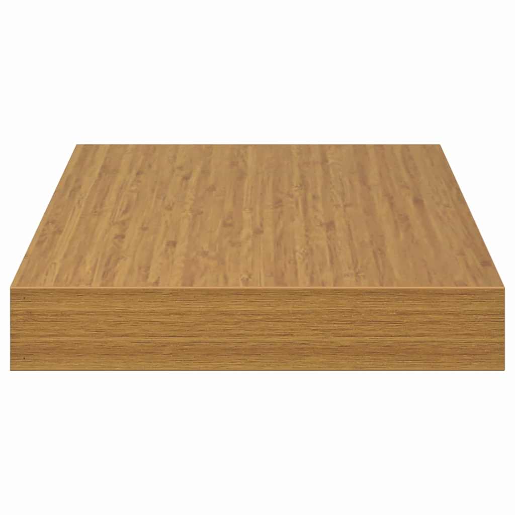 Ράφι Τοίχου 2 pcs Μπεζ 40 x 23,5 x 4 εκ Επεξεργασμένο ξύλο