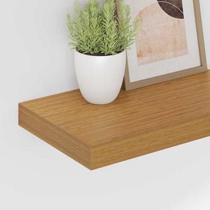 Ράφι Τοίχου 4 pcs Μπεζ 40 x 23,5 x 4 εκ Επεξεργασμένο ξύλο - Pakobazaar