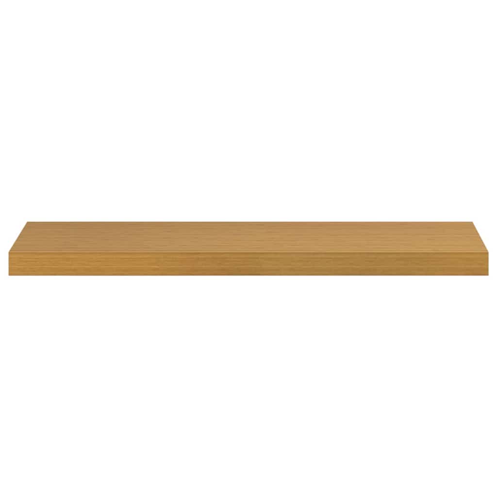 Ράφι Τοίχου 2 pcs Μπεζ 80 x 23,5 x 4 εκ Επεξεργασμένο ξύλο