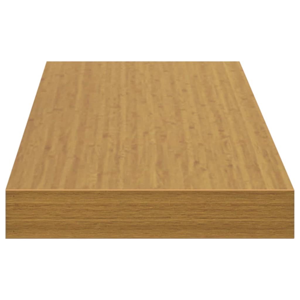 Ράφι Τοίχου 2 pcs Μπεζ 80 x 23,5 x 4 εκ Επεξεργασμένο ξύλο