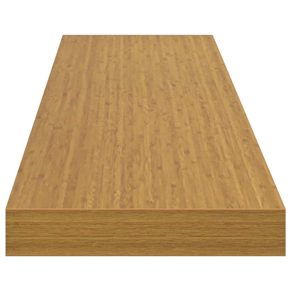 Ράφι Τοίχου 4 pcs Μπεζ 120 x 23,5 x 4 εκ Επεξεργασμένο ξύλο - Pakobazaar