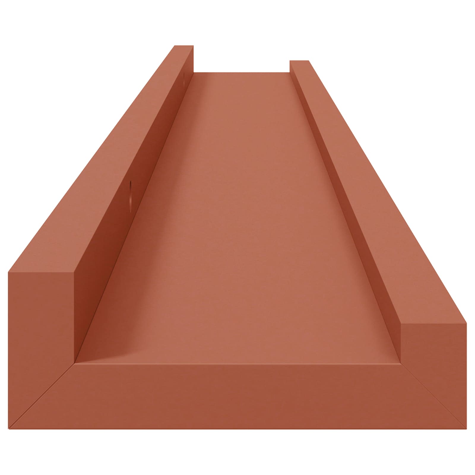 Ράφι Τοίχου 2 pcs Κόκκινο 80 x 9 x 3 cm Επεξεργασμένο ξύλο - Pakobazaar