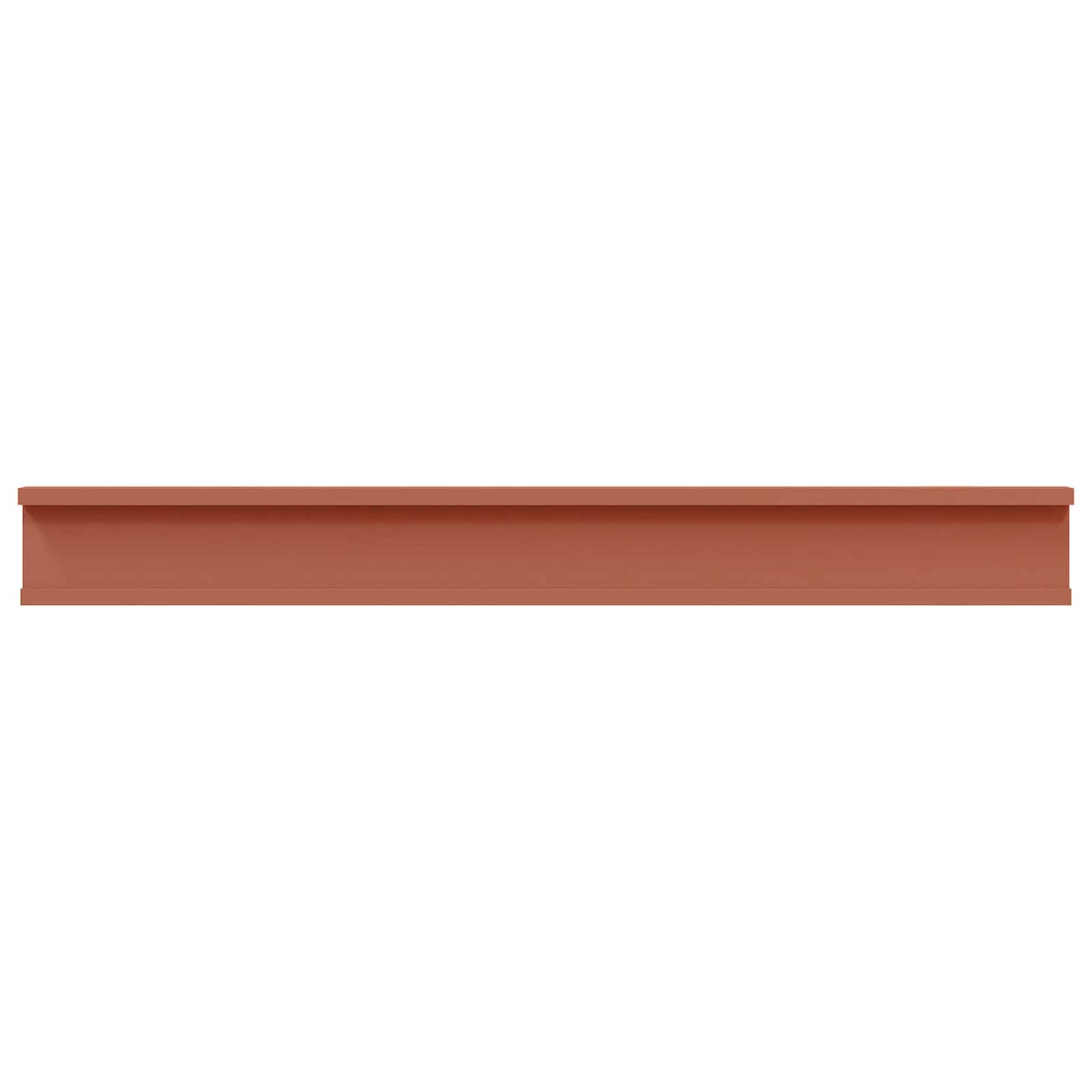 Ράφι Τοίχου 2 pcs Κόκκινο 80 x 9 x 3 cm Επεξεργασμένο ξύλο - Pakobazaar