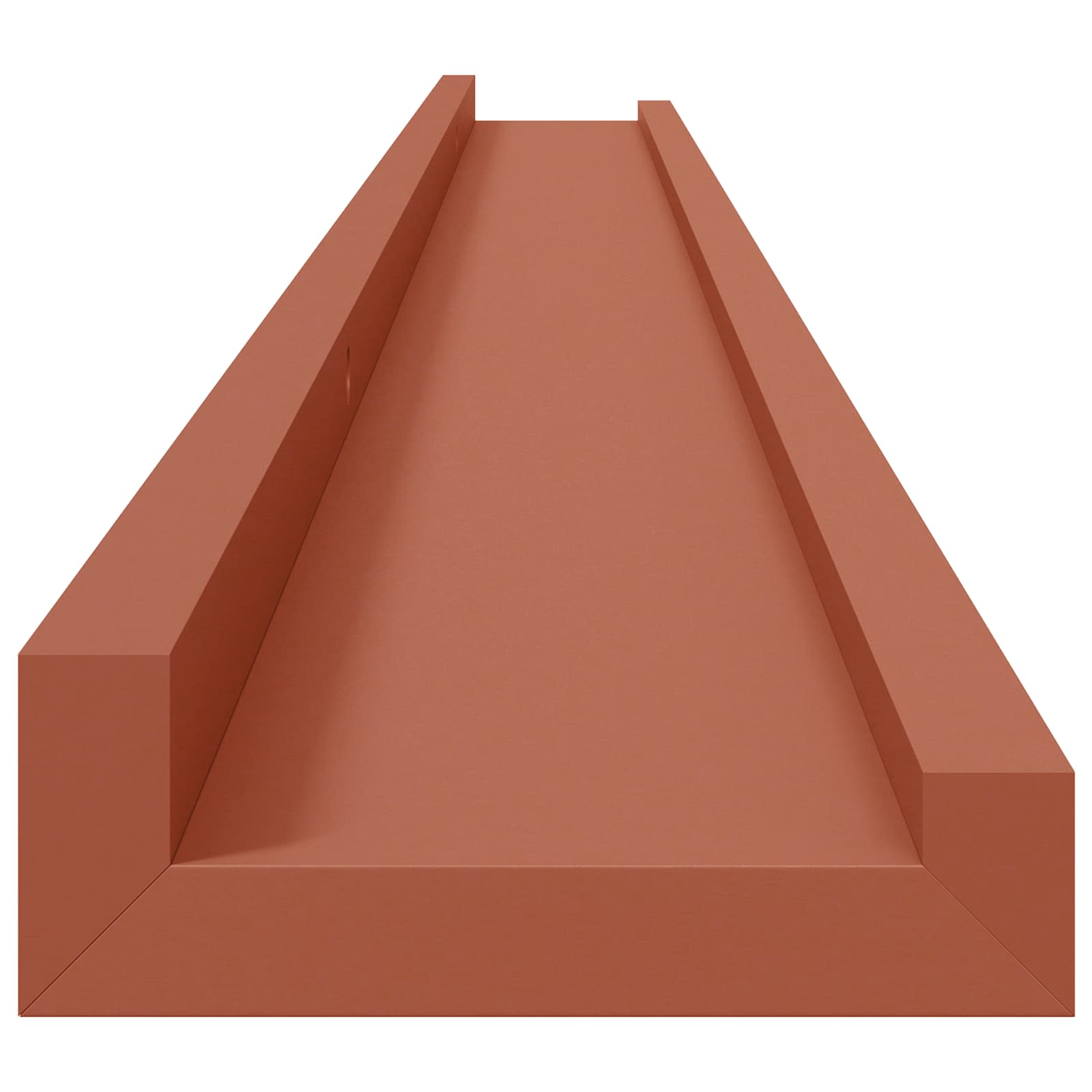 Ράφι Τοίχου 2 pcs Κόκκινο 115 x 9 x 3 cm Επεξεργασμένο ξύλο - Pakobazaar