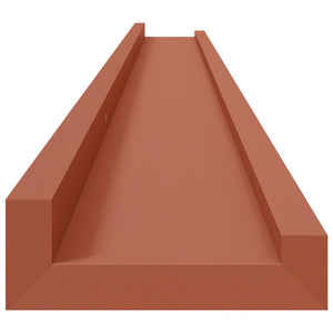 Ράφι Τοίχου 2 pcs Κόκκινο 115 x 9 x 3 cm Επεξεργασμένο ξύλο - Pakobazaar