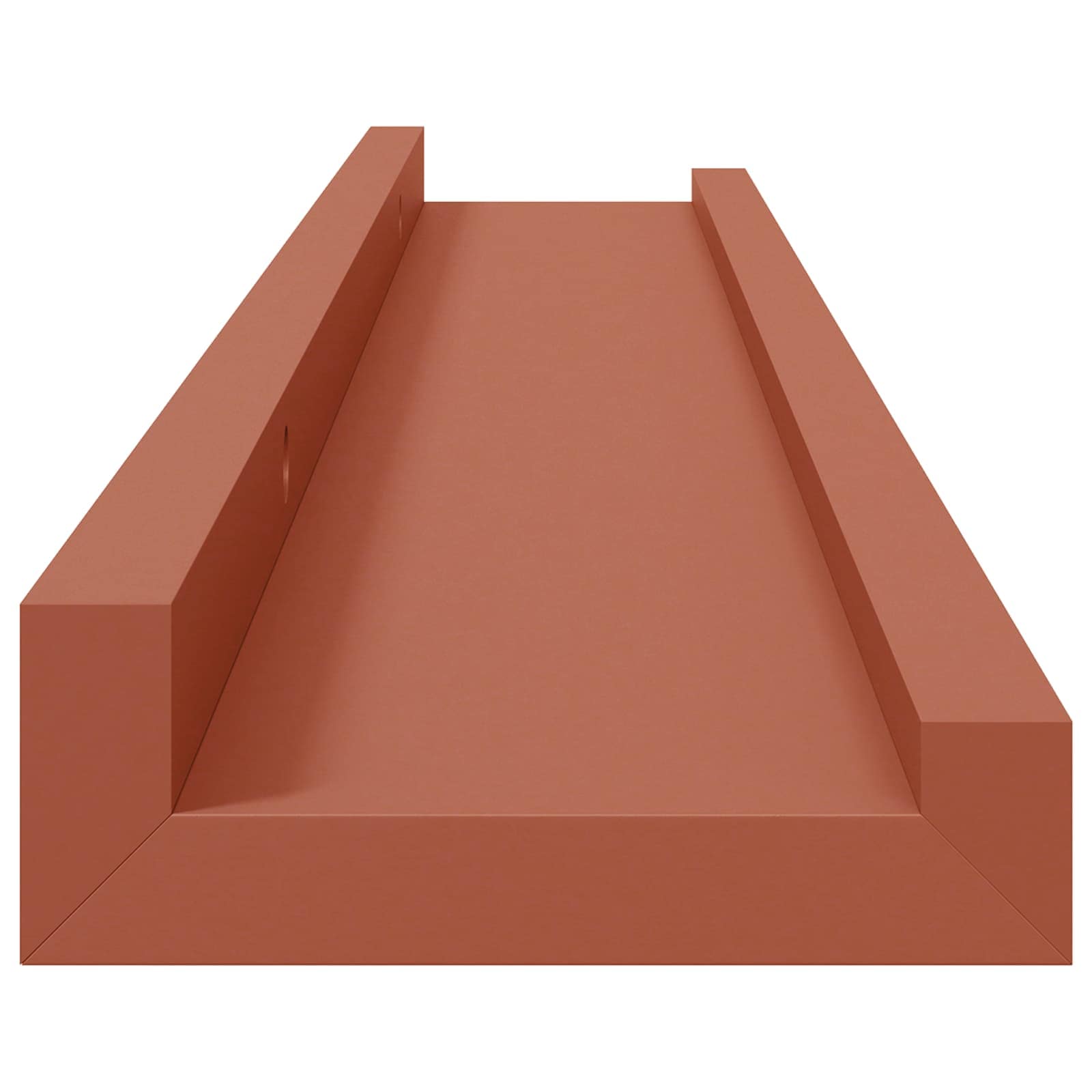 Ράφι Τοίχου 4 pcs Κόκκινο 60 x 9 x 3 cm Επεξεργασμένο ξύλο