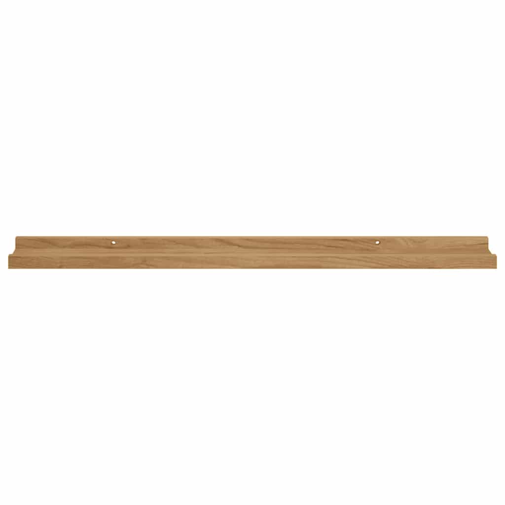 Ράφι Τοίχου με ράφι 2 pcs Καφέ 80 x 9 x 3 cm Επεξεργασμένο ξύλο - Pakobazaar