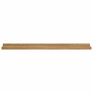 Ράφι Τοίχου με ράφι 2 pcs Καφέ 80 x 9 x 3 cm Επεξεργασμένο ξύλο - Pakobazaar