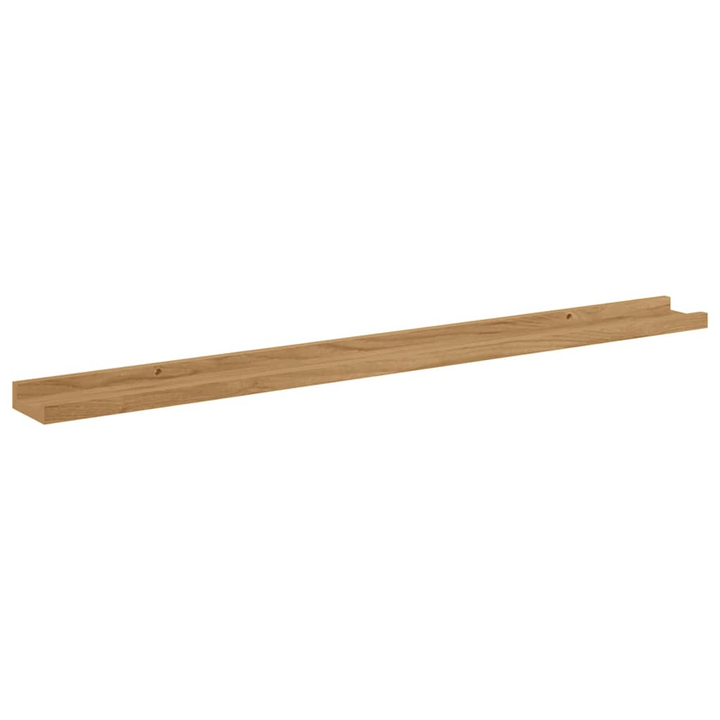 Ράφι Τοίχου 2 pcs Καφέ 100 x 9 x 3 cm Επεξεργασμένο ξύλο - Pakobazaar