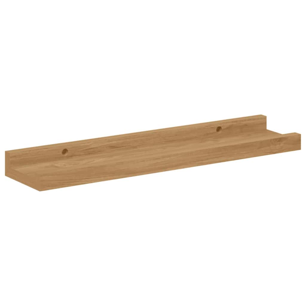 Ράφι Τοίχου με ράφι 4 pcs Καφέ 40 x 9 x 3 cm Επεξεργασμένο ξύλο