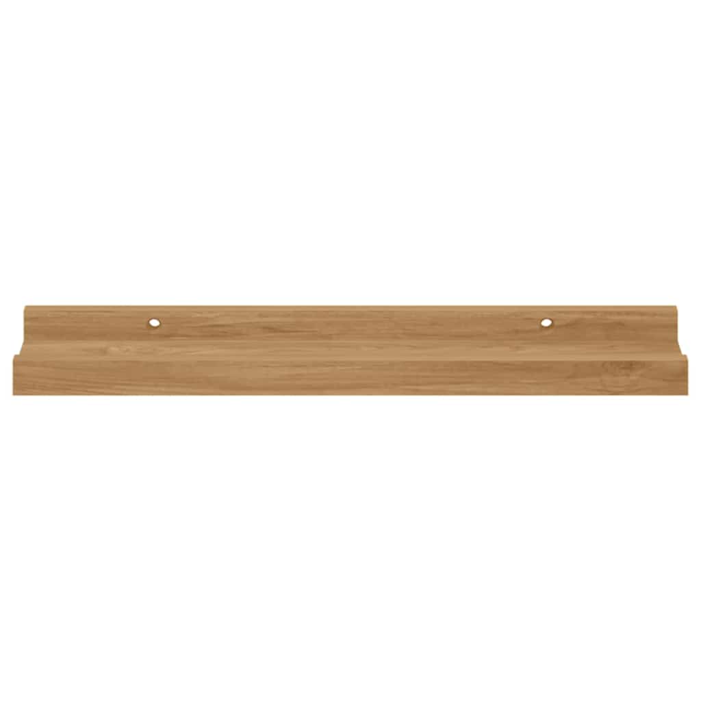 Ράφι Τοίχου με ράφι 4 pcs Καφέ 40 x 9 x 3 cm Επεξεργασμένο ξύλο