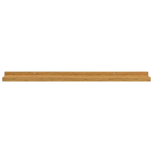 Ράφι Τοίχου 2 τμχ. Μπεζ 80 x 9 x 3 cm Επεξεργασμένο Ξύλο