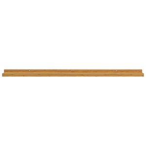Ράφι Τοίχου 2 τμχ. Μπεζ 100 x 9 x 3 cm Επεξεργασμένο Ξύλο