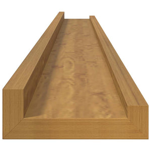 Ράφι Τοίχου 2 τμχ. Μπεζ 100 x 9 x 3 cm Επεξεργασμένο Ξύλο