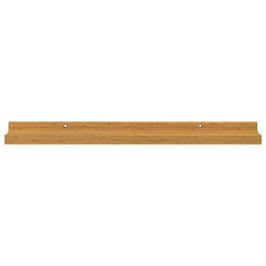 Ράφι Τοίχου Επιτοίχιο 4 τμχ. Μπεζ 60 x 9 x 3 cm