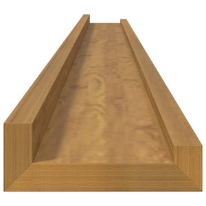 Ράφι Τοίχου 4 τμχ. Μπεζ 115 x 9 x 3 cm Επεξεργασμένο Ξύλο