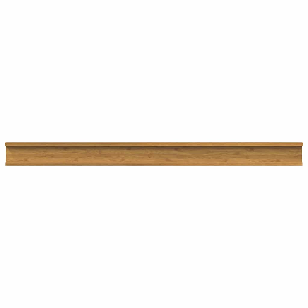 Ράφι Τοίχου Επιτοίχιο 4 pcs Μπεζ 115 x 9 x 3 cm