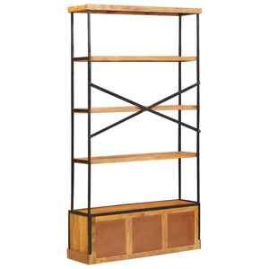 Ράφια βιβλίων 5 επιπέδων Φυσικό 100 x 30 x 180 εκ - Pakobazaar