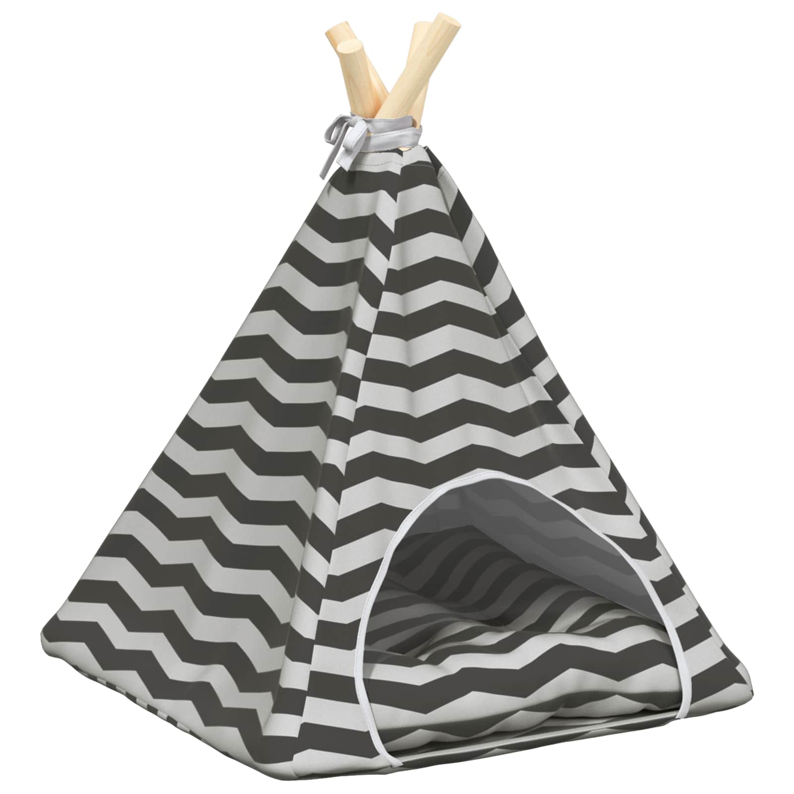 Teepee για κατοικίδια με μαξιλάρι 40 x 40 x 50 cm Πολυεστέρας - Pakobazaar