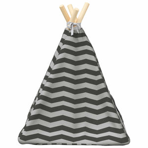 Teepee για κατοικίδια με μαξιλάρι 40 x 40 x 50 cm Πολυεστέρας - Pakobazaar