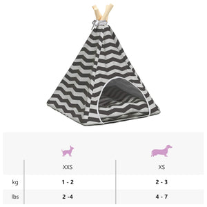 Teepee για κατοικίδια με μαξιλάρι 40 x 40 x 50 cm Πολυεστέρας - Pakobazaar