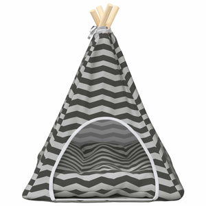 Teepee για κατοικίδια με μαξιλάρι 50 x 50 x 60 cm Πολυεστέρας - Pakobazaar