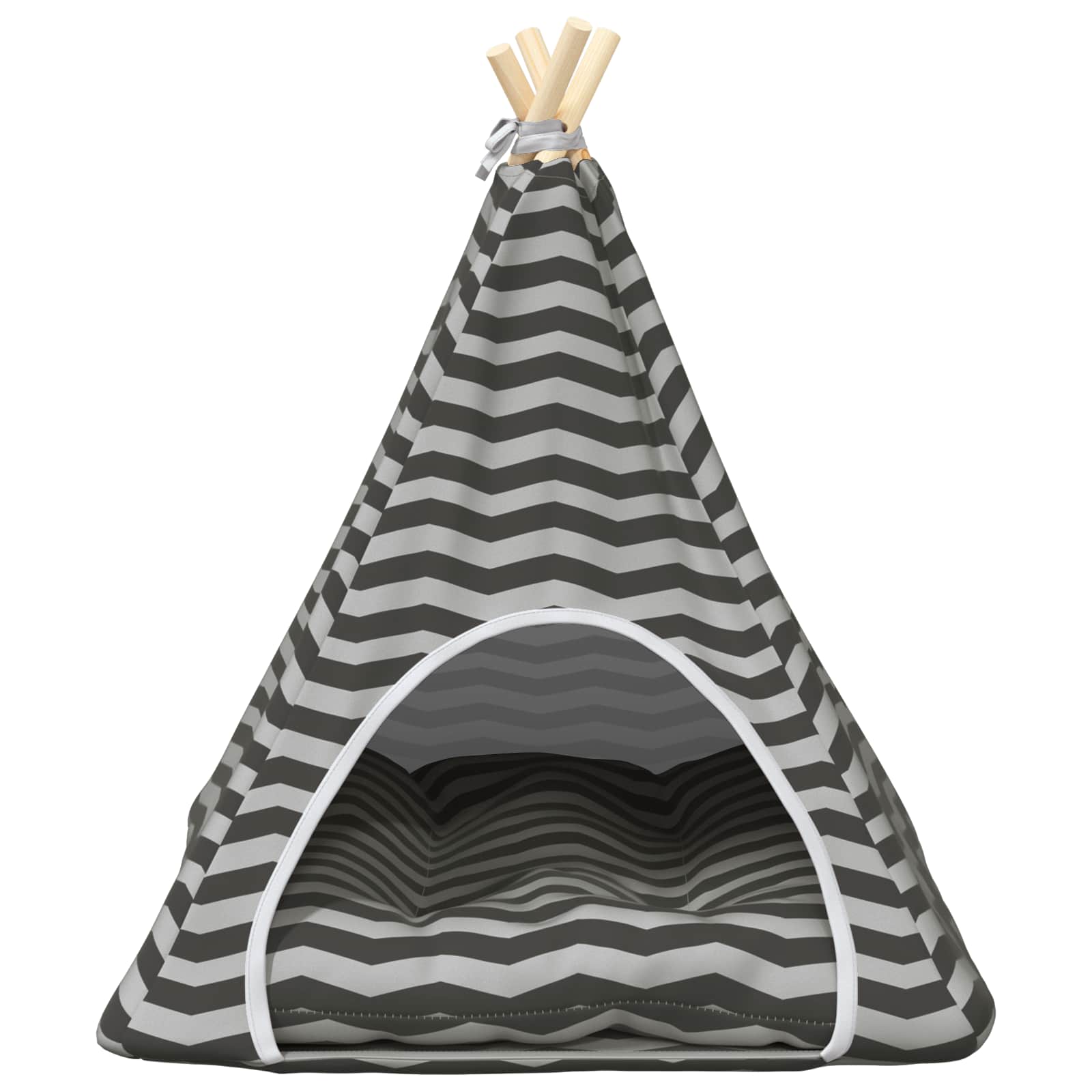 Teepee για κατοικίδια με μαξιλάρι 60 x 60 x 70 cm Πολυεστέρας - Pakobazaar