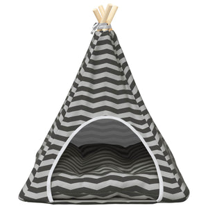 Teepee για κατοικίδια με μαξιλάρι 60 x 60 x 70 cm Πολυεστέρας - Pakobazaar