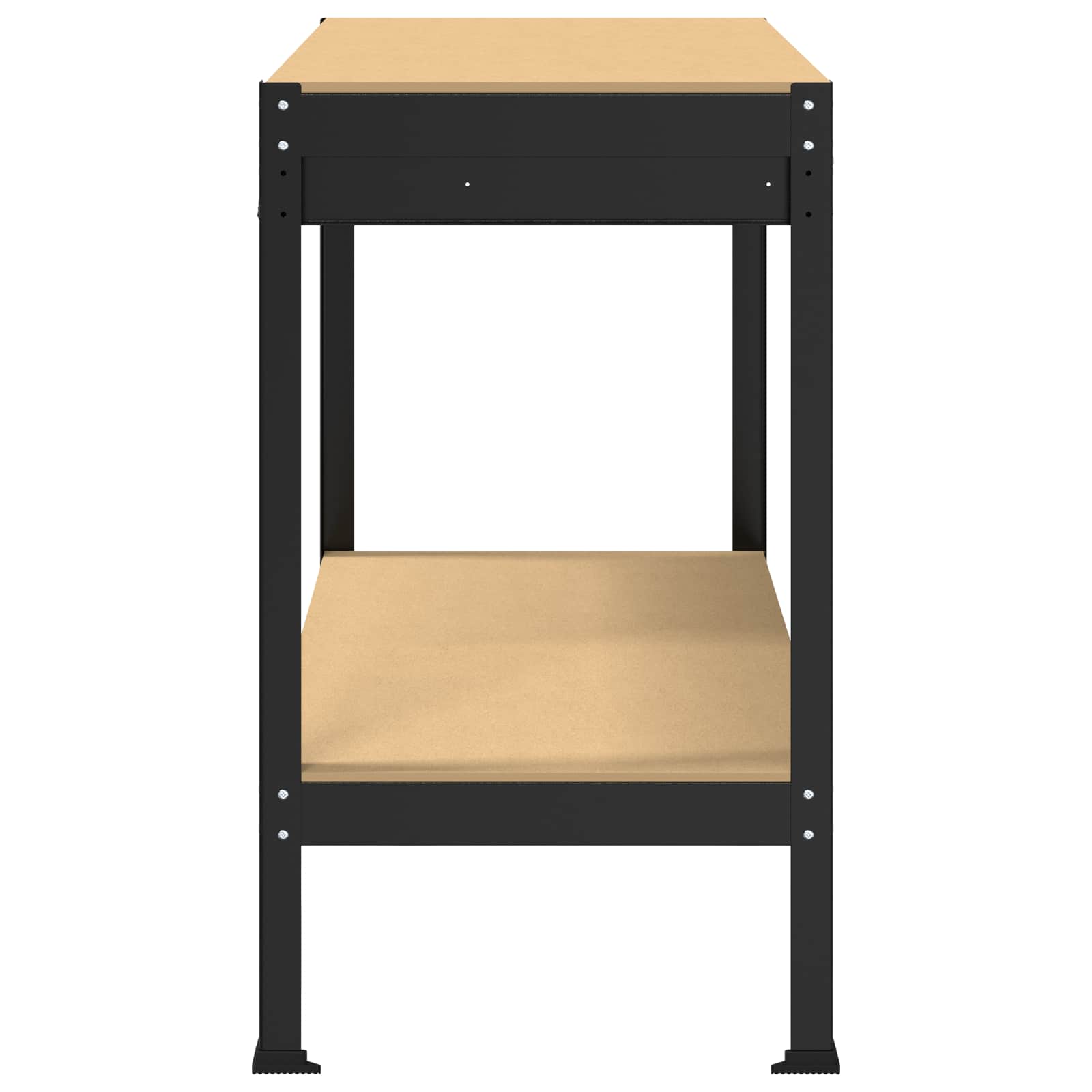 Εργαστηριακός πάγκος με συρτάρι με ράφι Μαύρο 114 x 54 x 91 εκ. - Pakobazaar