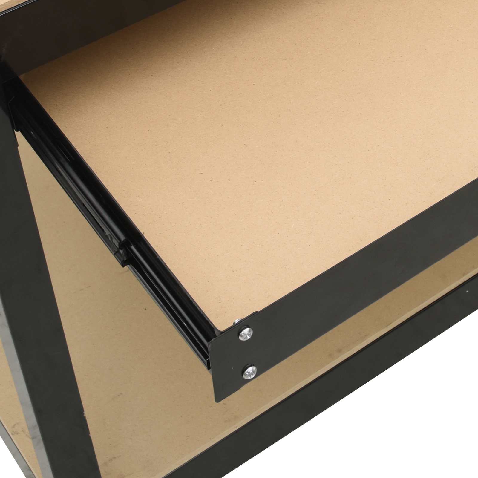 Εργαστηριακός πάγκος με συρτάρι με ράφι Μαύρο 80 x 40 x 91 εκ - Pakobazaar