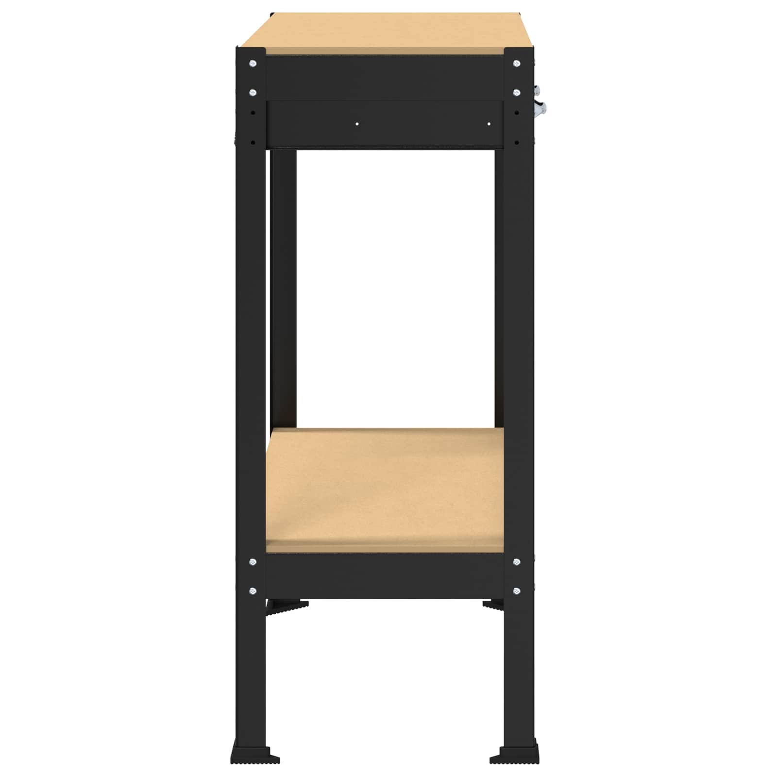 Εργαστηριακός πάγκος με συρτάρι με ράφι Μαύρο 80 x 40 x 91 εκ - Pakobazaar