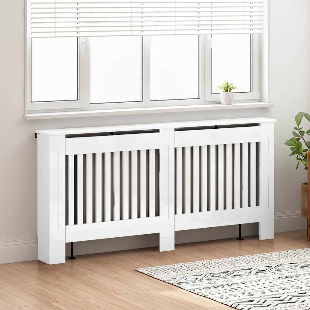 Καπάκι Καλοριφέρ Υψηλής γυαλάδας λευκό 172 x 19 x 81,5 cm
