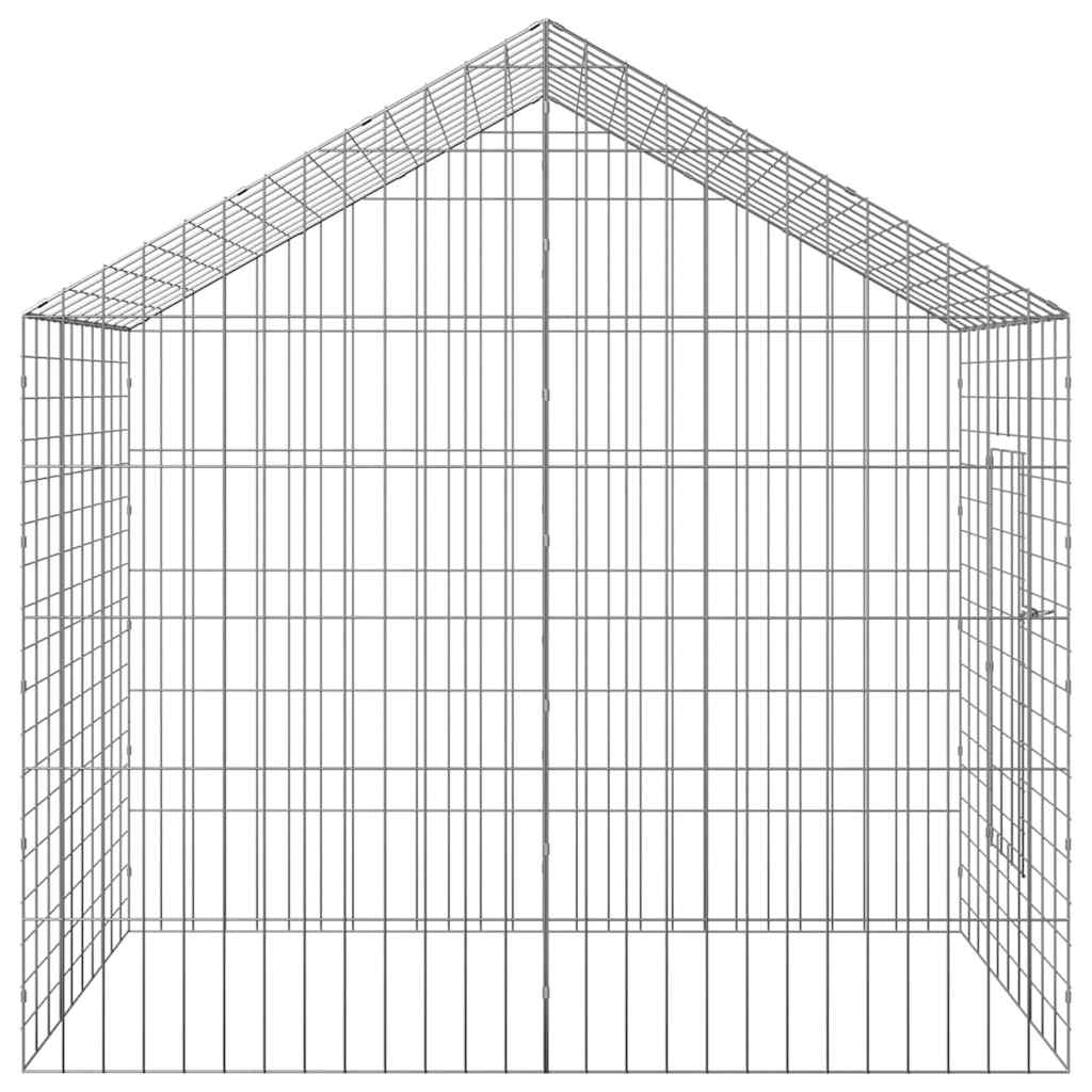 Κλουβί Κουνελιού Ασημί 400 x 78 x 78 εκ. Επικαλυμμένος Χάλυβας - Pakobazaar