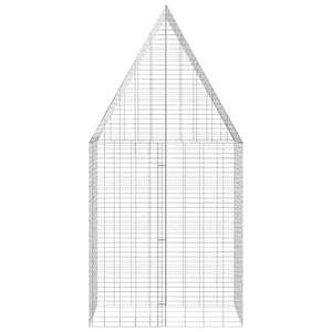 Κλουβί Κουνελιού Ασημί 100 x 100 x 210 εκ.