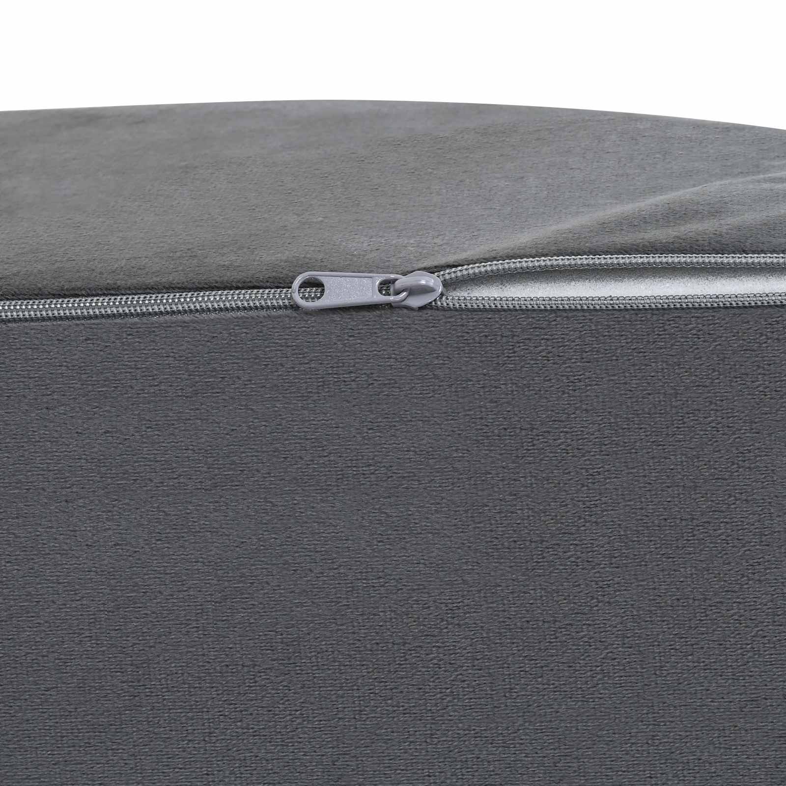 Μαξιλάρι Ποδιών Γκρι 68 x 41 x 24 εκ PU Αφρός - Pakobazaar