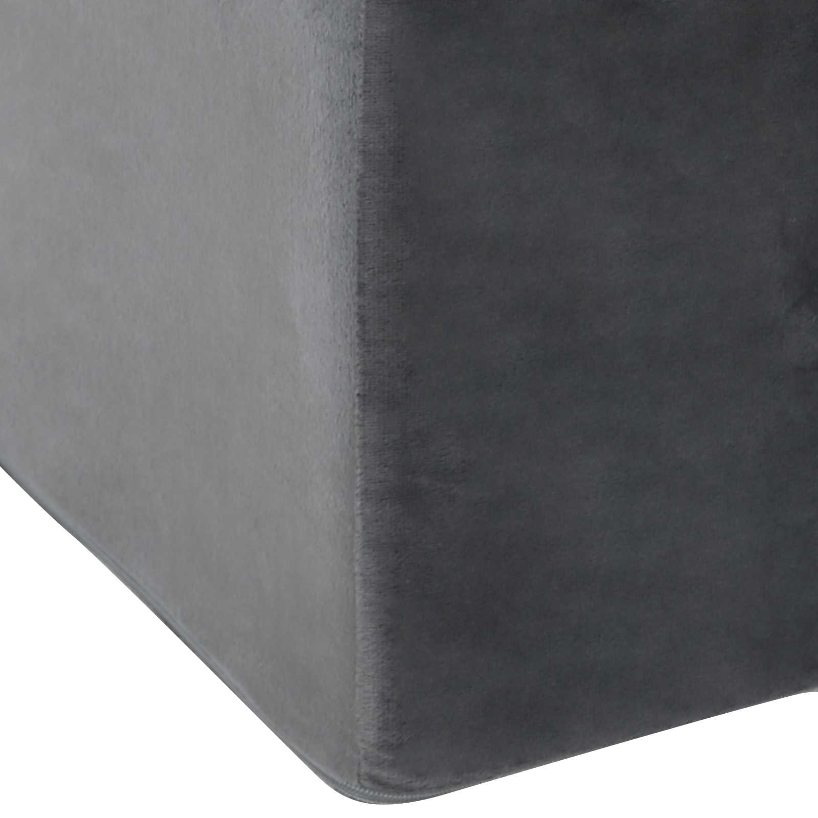 Μαξιλάρι Ποδιών Γκρι 68 x 41 x 21 εκ PU Αφρός - Pakobazaar