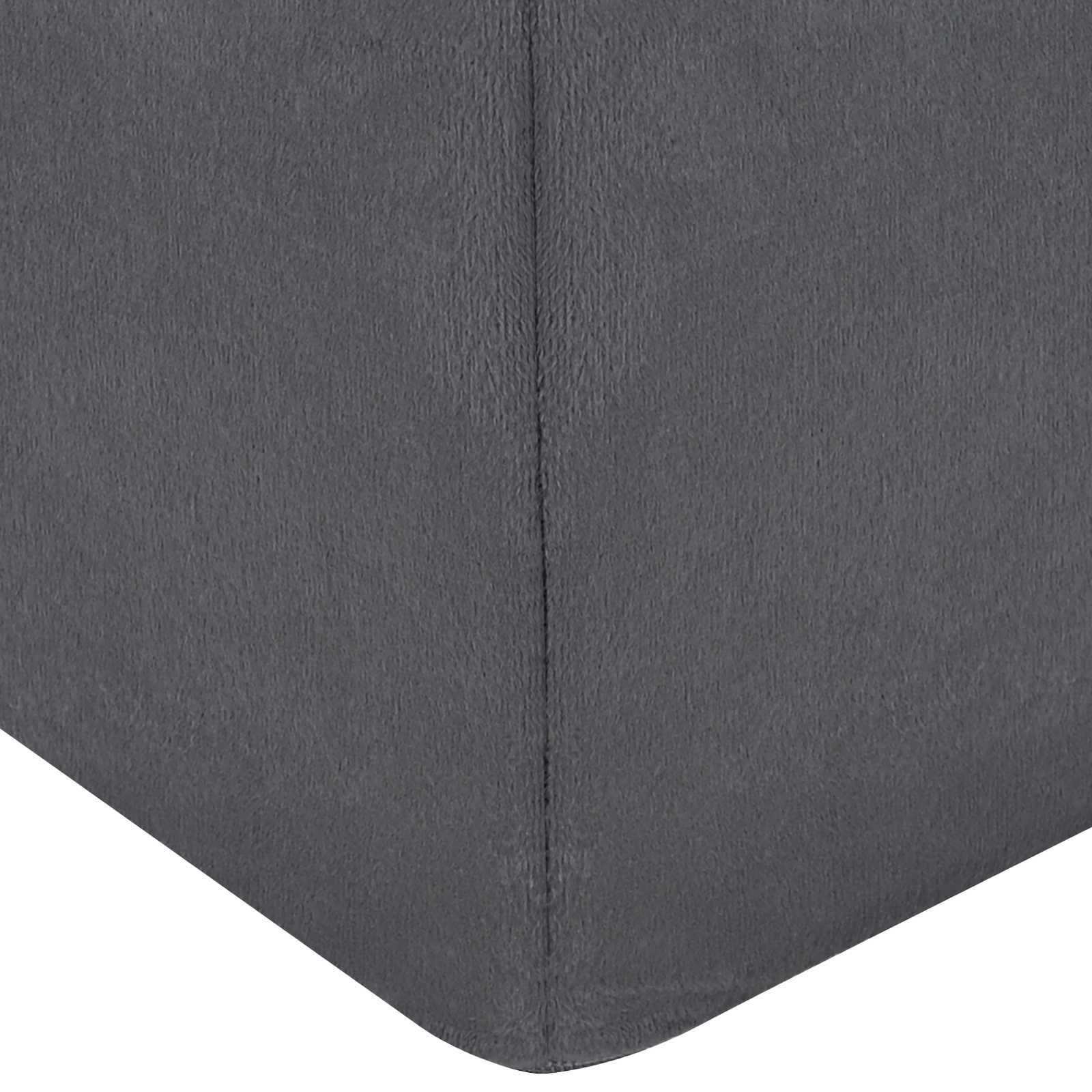 Μαξιλάρι Ποδιών Μονόχρωμο Γκρι 63 x 52 x 19 εκ PU Αφρός - Pakobazaar