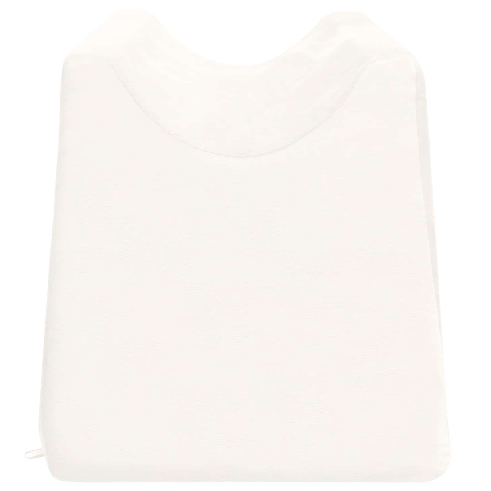 Μαξιλάρι Ποδιών Μονόχρωμο Λευκό 68 x 25 x 21,5 εκ PU Αφρός - Pakobazaar