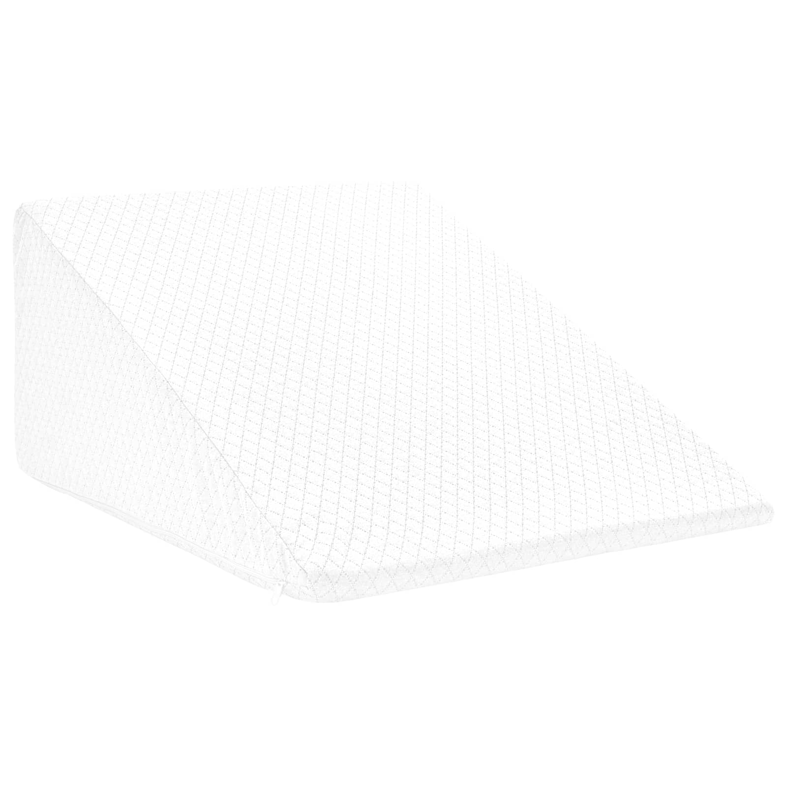 Μαξιλάρι Ποδιών Μονόχρωμο Λευκό 60 x 50 x 30 εκ. Αφρός Μνήμης - Pakobazaar