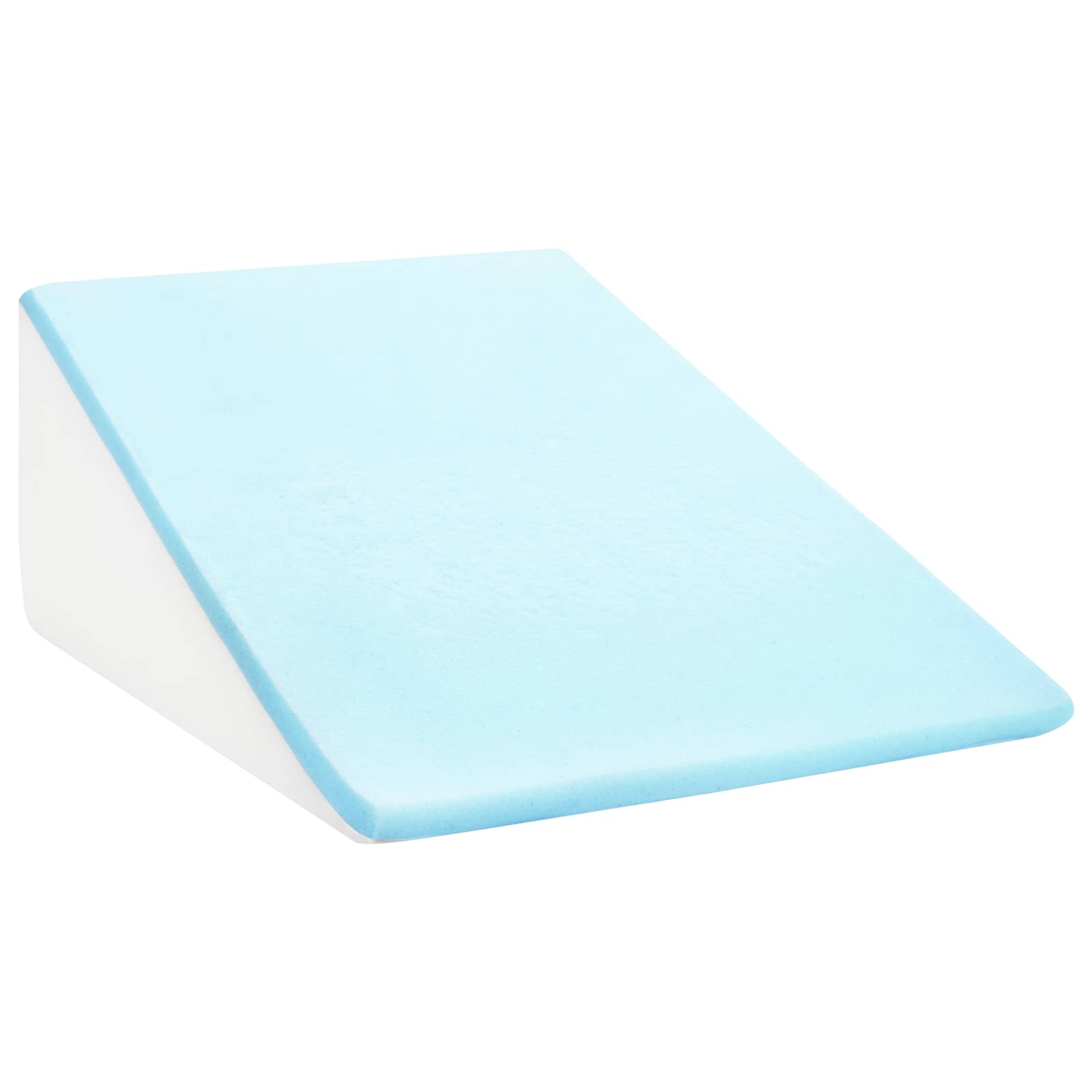 Μαξιλάρι Ποδιών Μονόχρωμο Λευκό 60 x 50 x 30 εκ. Αφρός Μνήμης - Pakobazaar