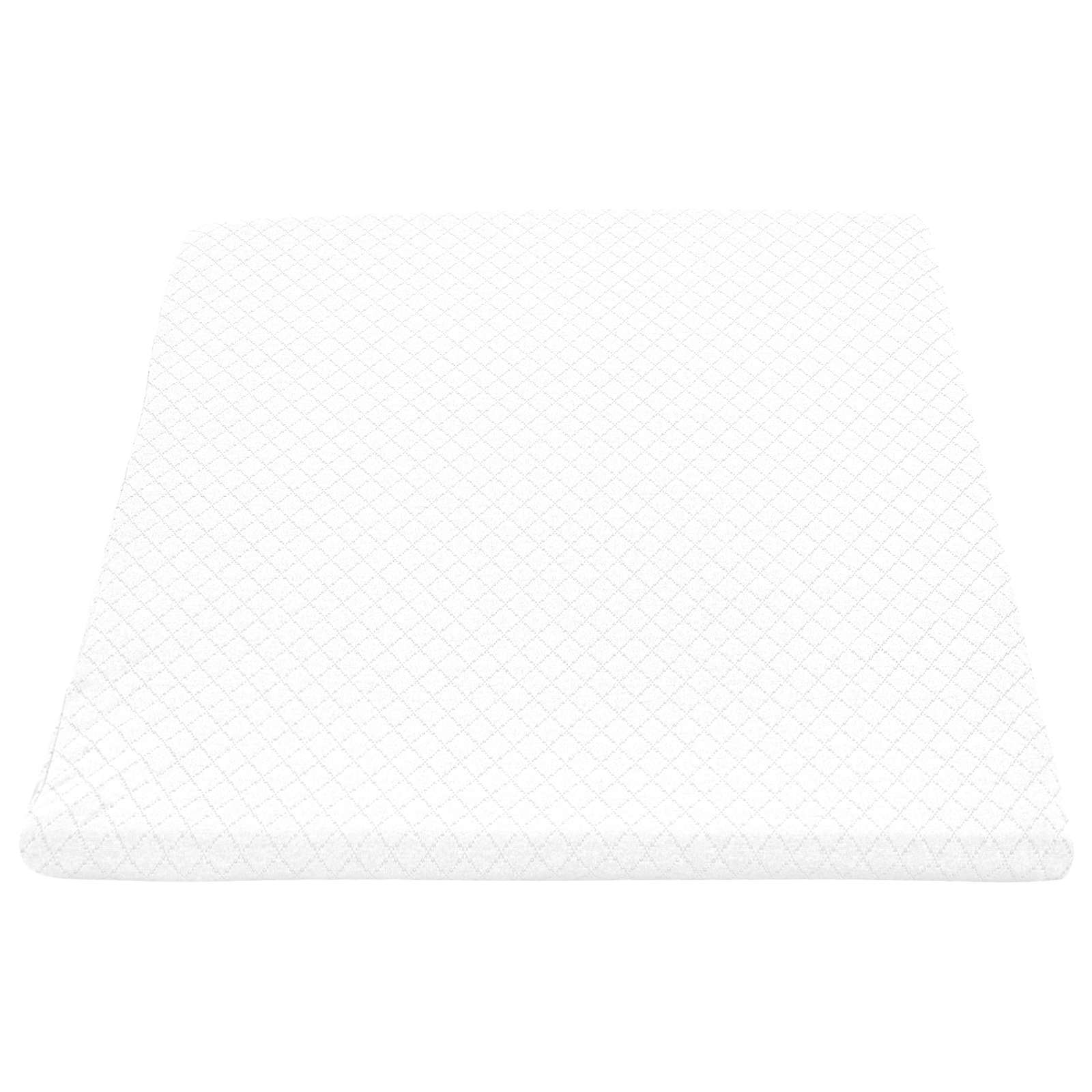 Μαξιλάρι Ποδιών Μονόχρωμο Λευκό 60 x 50 x 30 εκ. Αφρός Μνήμης - Pakobazaar