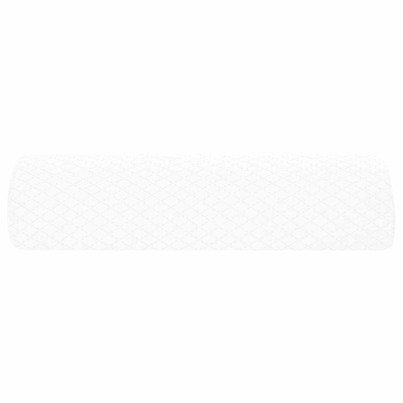 Μαξιλάρι Ποδιών Μονόχρωμο Λευκό 52 x 20 x 12 εκ Αφρός Μνήμης - Pakobazaar